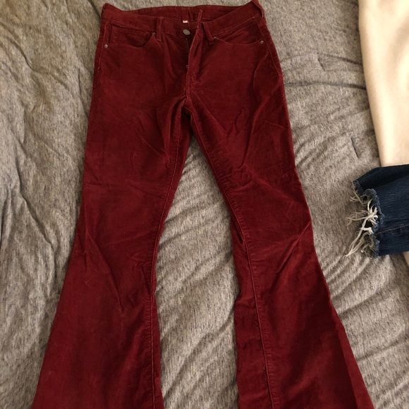 levi's red corduroy pants